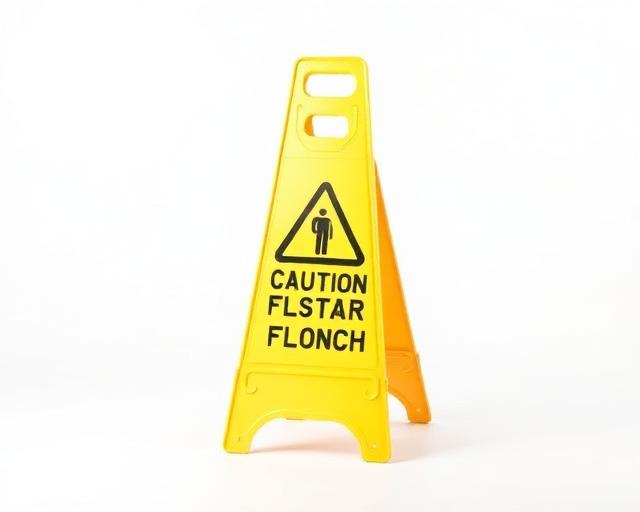 Wet Floor Sign — Disposables, Accessories & Safety